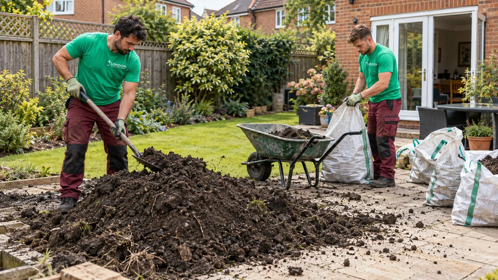 Before Garden Soil Clearance