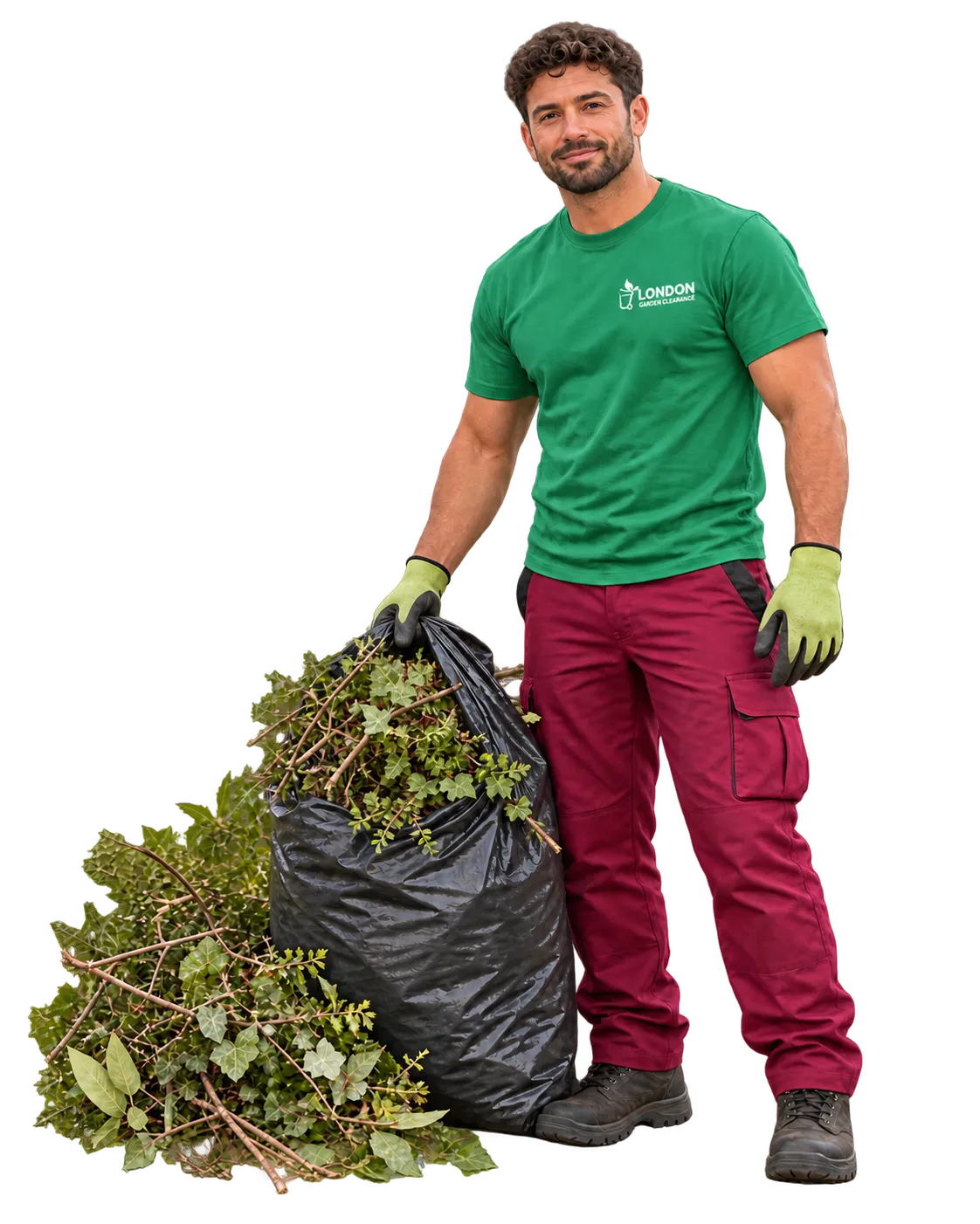 London Garden Clearance employee