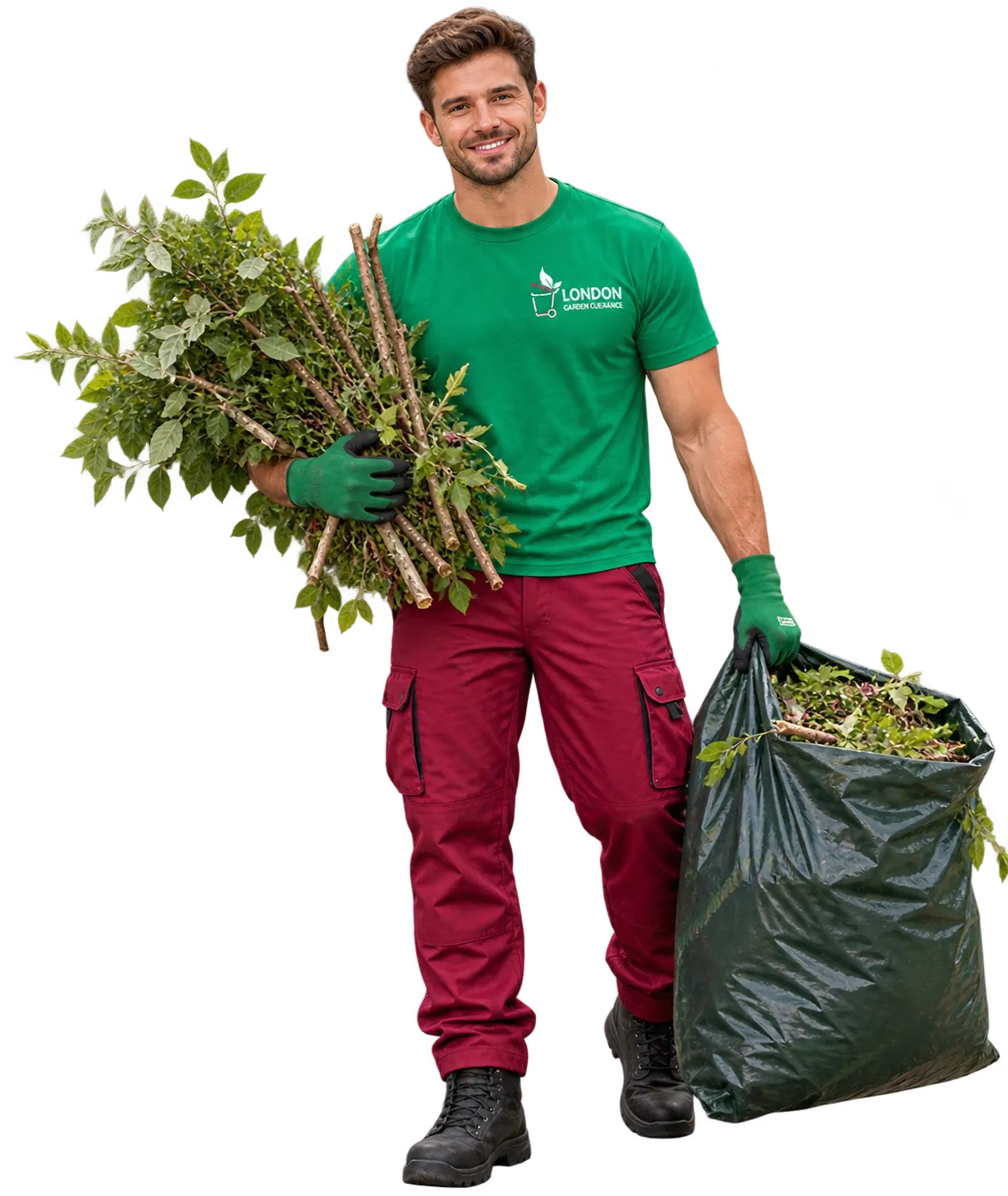 London Garden Clearance worker