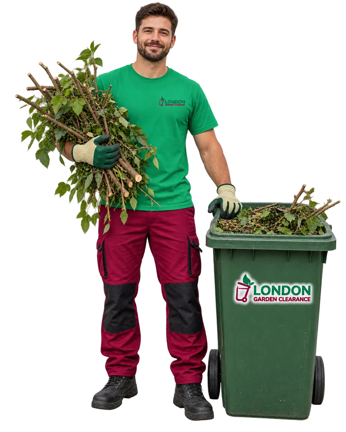 London Garden Clearance worker